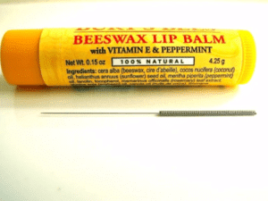 beeswax lip balm